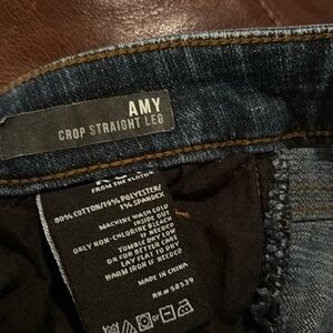 KUT From The Kluth AMY crop straight leg jeans